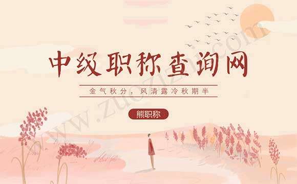 中級職稱網上查詢