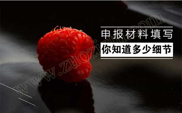 職稱申報材料填寫