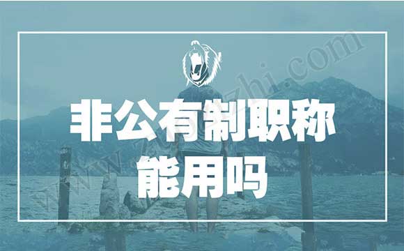 非公有制職稱能用嗎 非公有制職稱能外單位使用嗎