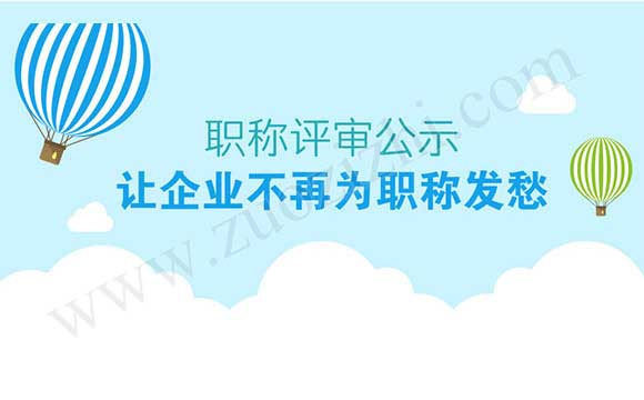 職稱評審材料公示