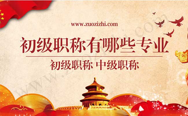 初級職稱有哪些專業