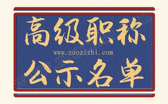 高級(jí)職稱評(píng)審?fù)ㄟ^公示