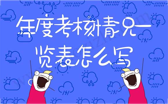 職稱評(píng)審年度考核表