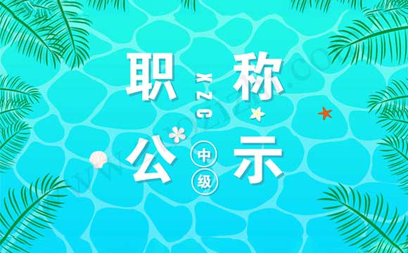 中級工程師通過公示名單