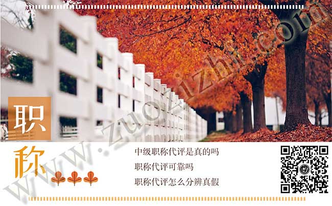 中級職稱代評是真的嗎