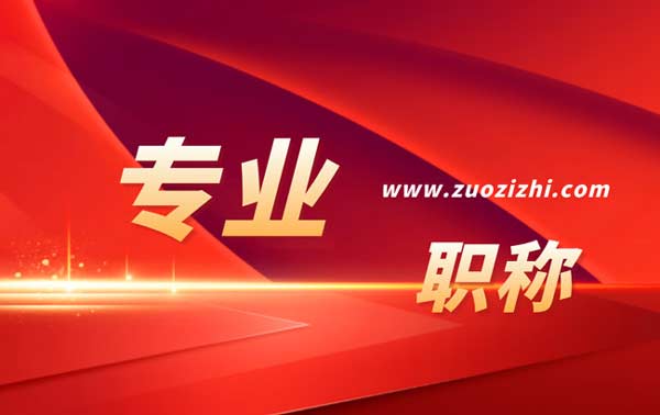 職稱申報專業(yè)