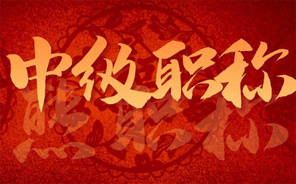 申請中級職稱的條件