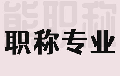 職稱(chēng)報(bào)名專(zhuān)業(yè)