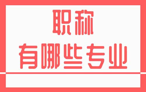 職稱有哪些專業