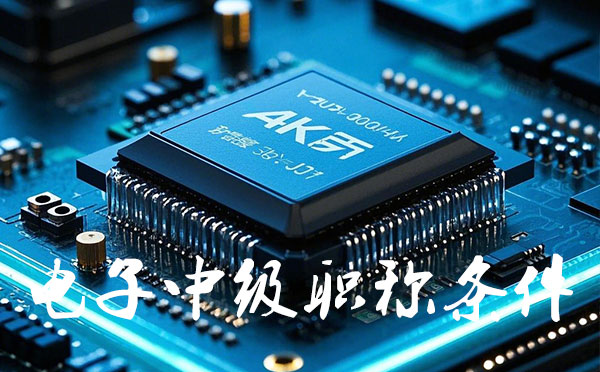 邢臺電子中級工程師職稱報名要求