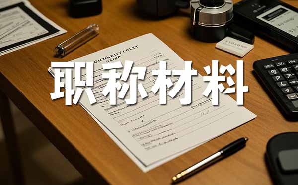 石家莊中級職稱評審需要準備哪些材料