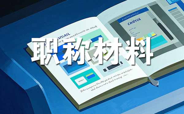 中級職稱評審需要準備哪些材料