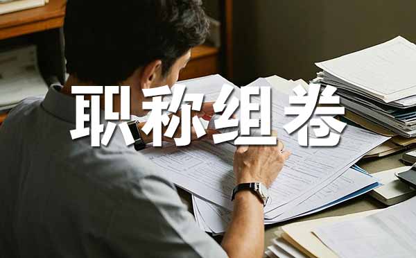 職稱評審材料組卷