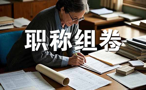 職稱評審材料組卷